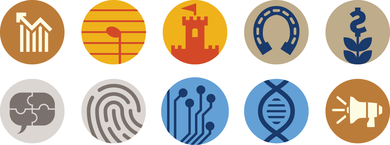 Example of academic programs icons.